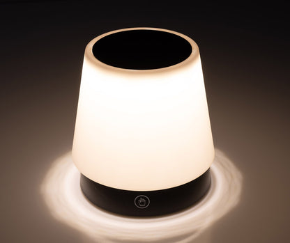 LED Akku Tischleuchte 29cm, dimmbar 115-290mm ausziehbar, Warmweiß