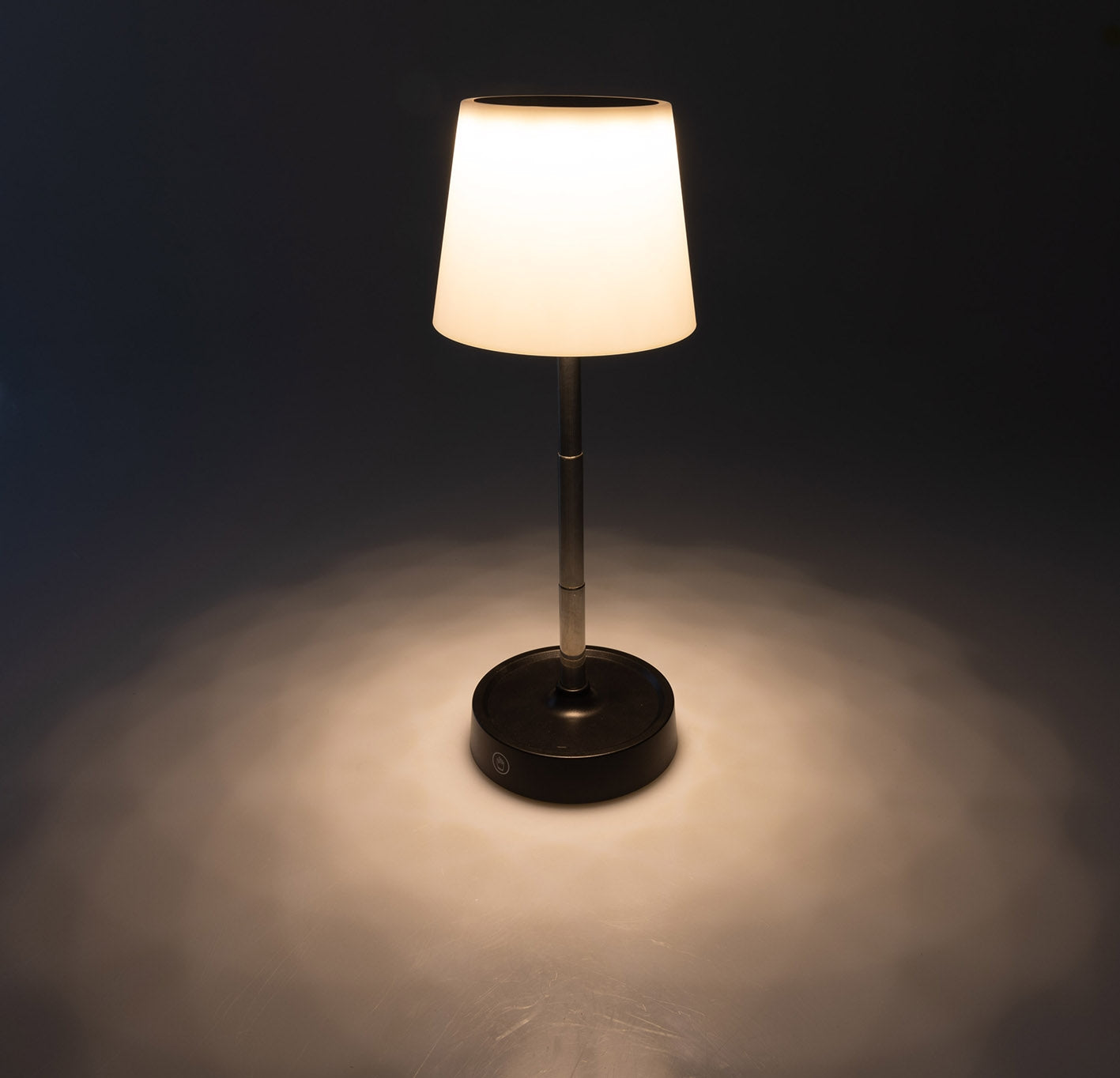 LED Akku Tischleuchte 29cm, dimmbar 115-290mm ausziehbar, Warmweiß