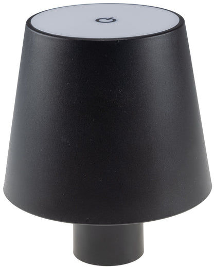 LED Akku Flaschenleuchte warmweiß, Li Akku, ØxH 10x12cm