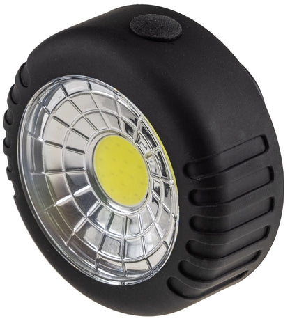 LED Arbeitsleuchte mit Magnet "COB 100" 3x AAA Batterie, Haken, 75x35mm, 6000k