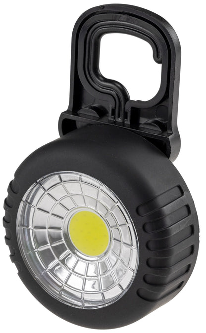 LED Arbeitsleuchte mit Magnet "COB 100" 3x AAA Batterie, Haken, 75x35mm, 6000k