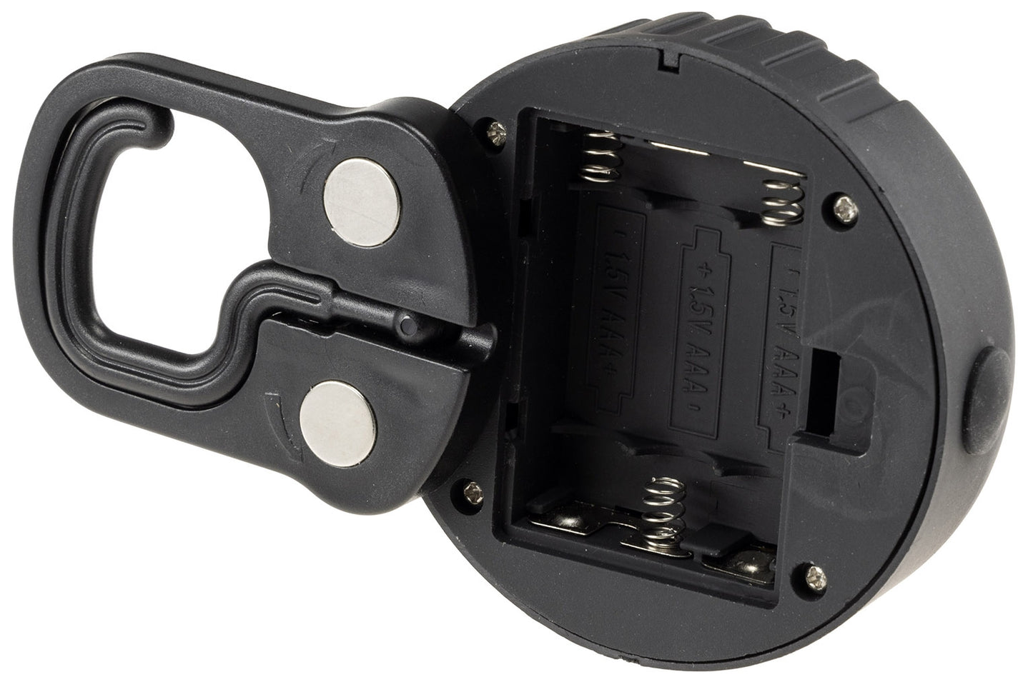 LED Arbeitsleuchte mit Magnet "COB 100" 3x AAA Batterie, Haken, 75x35mm, 6000k