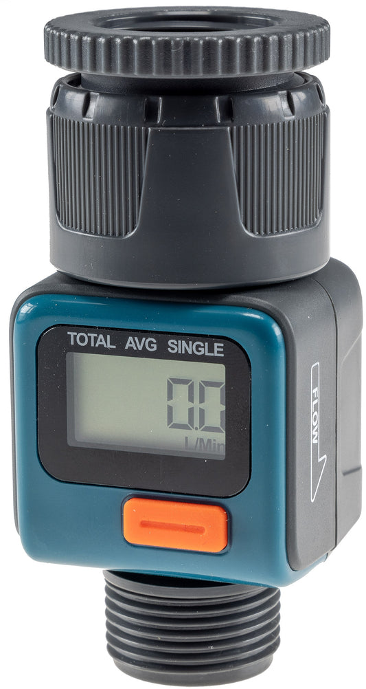 Digitaler Wasserzähler "CT-WZ4" mit Adapter 1" & 3/4", IPx6