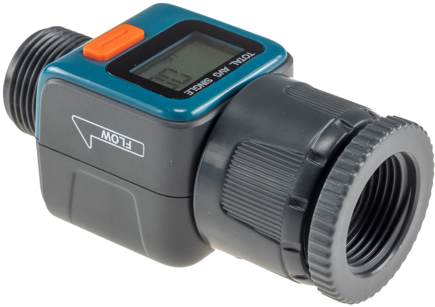 Digitaler Wasserzähler "CT-WZ4" mit Adapter 1" & 3/4", IPx6
