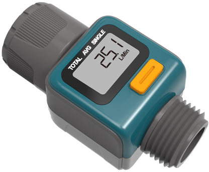 Digitaler Wasserzähler "CT-WZ4" mit Adapter 1" & 3/4", IPx6