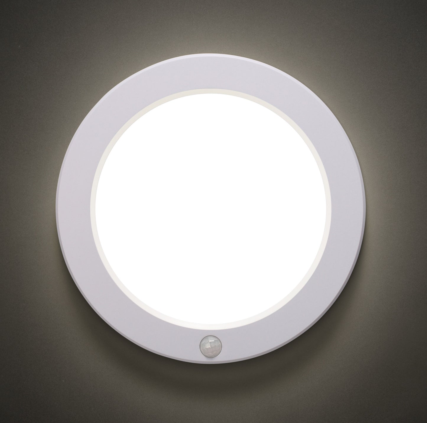 LED Deckenleuchte "BUTON" mit PIR-Sensor Ø 23cm, 18W, 3000/4000/6000k