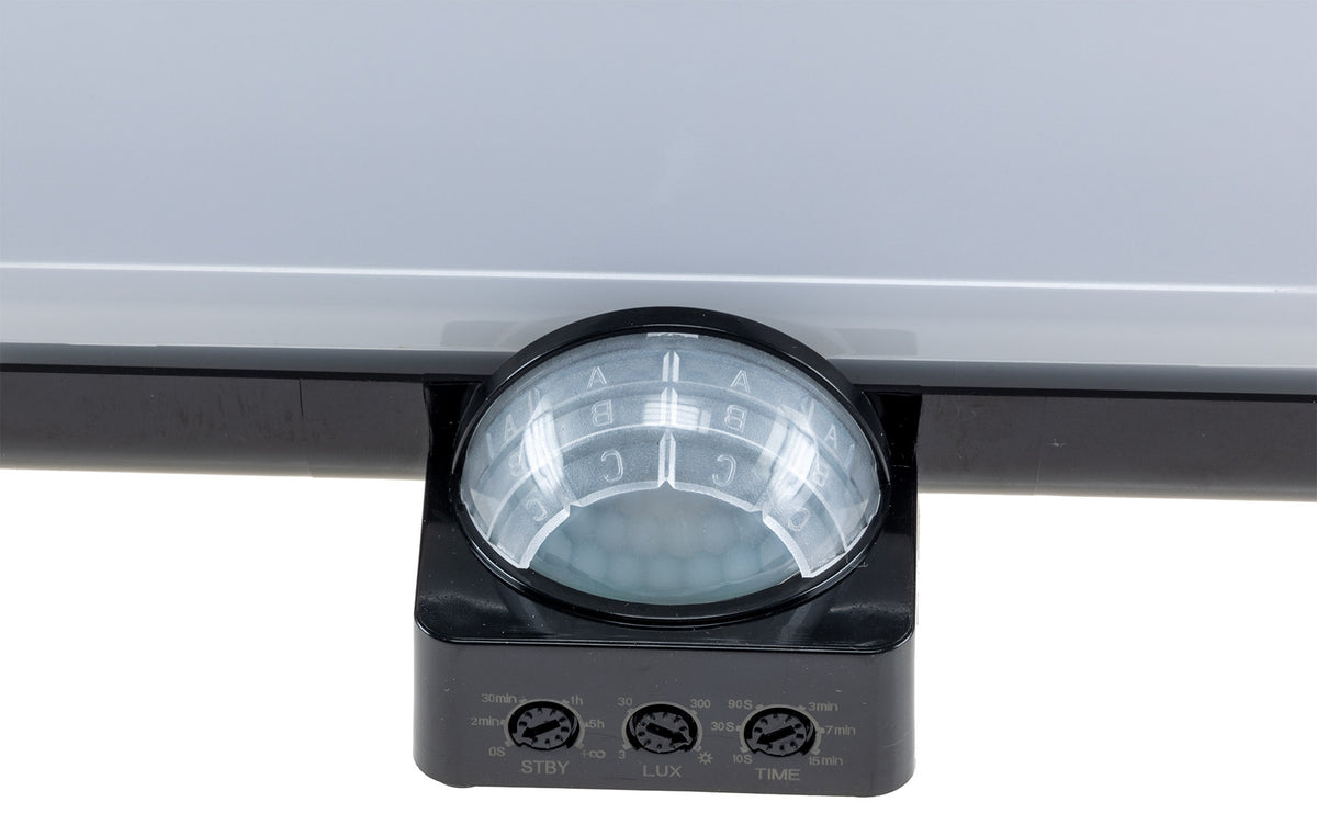 LED Wandleuchte "PADAR" mit PIR-Sensor IP65, 20W, mit Hausnummer & Buchstaben