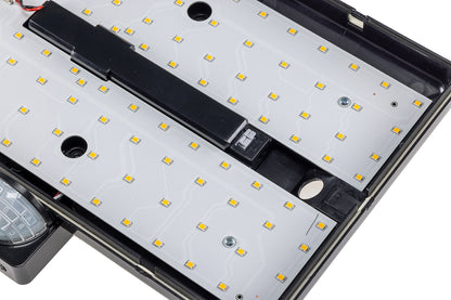 LED Wandleuchte "PADAR" mit PIR-Sensor IP65, 20W, mit Hausnummer & Buchstaben