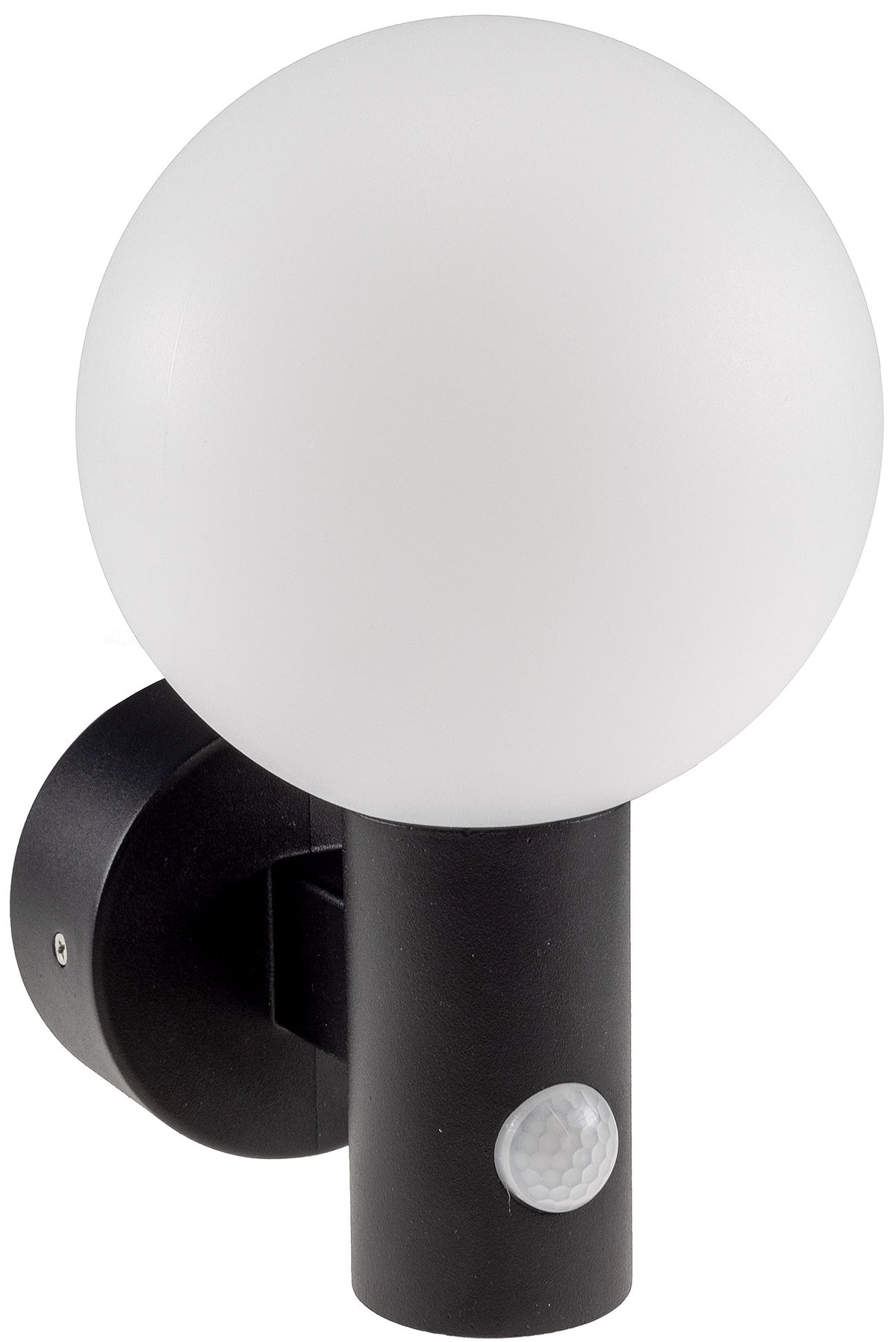 LED Wandleuchte "LAMU" mit PIR-Sensor IP65, 15W, schwarz, 3000k / warmweiß
