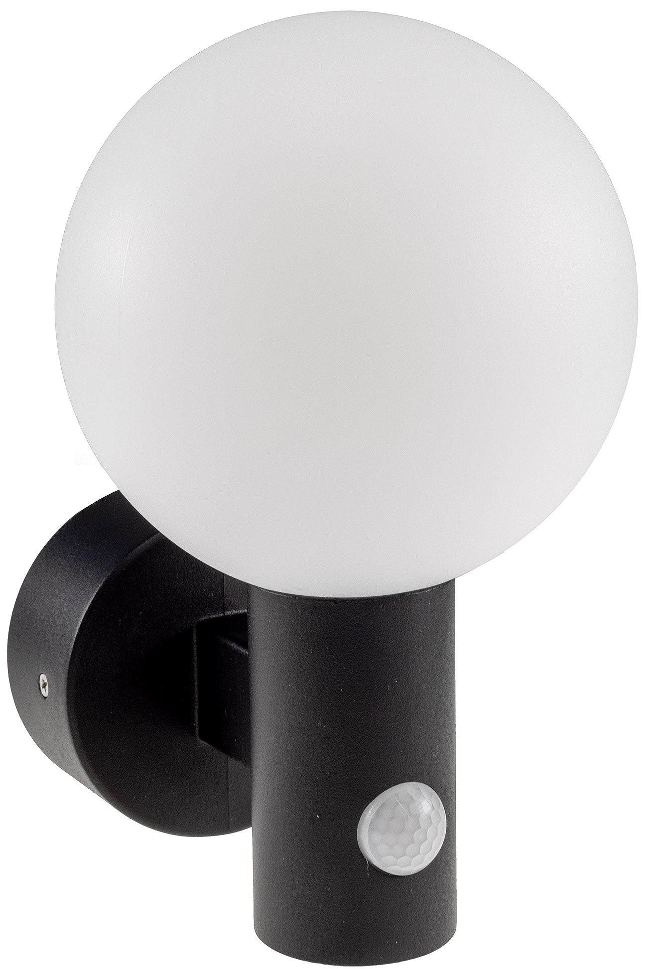 LED Wandleuchte "LAMU" mit PIR-Sensor IP65, 15W, schwarz, 4000k / neutralweiß