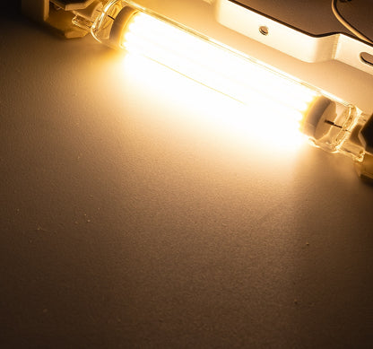 LED Strahler 8W R7s "RS118 COB8dim" 360°, 3000k, 887lm, 118mm, warmweiß