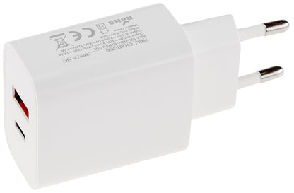 Stecker-Netzteil mit USB "CTN-0522 A-C" 20W, 5,0V/3,0A, 9,0V/2,0A, 12,0V/1,67A=
