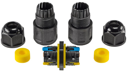 Kabelverbinder 3-polig, IP68, 230V Klemmanschluss, für Kabel Ø 6-11mm