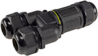 Kabelverbinder Y-Form, IP68, 230V Schraubanschluss, für Kabel Ø 6-11mm