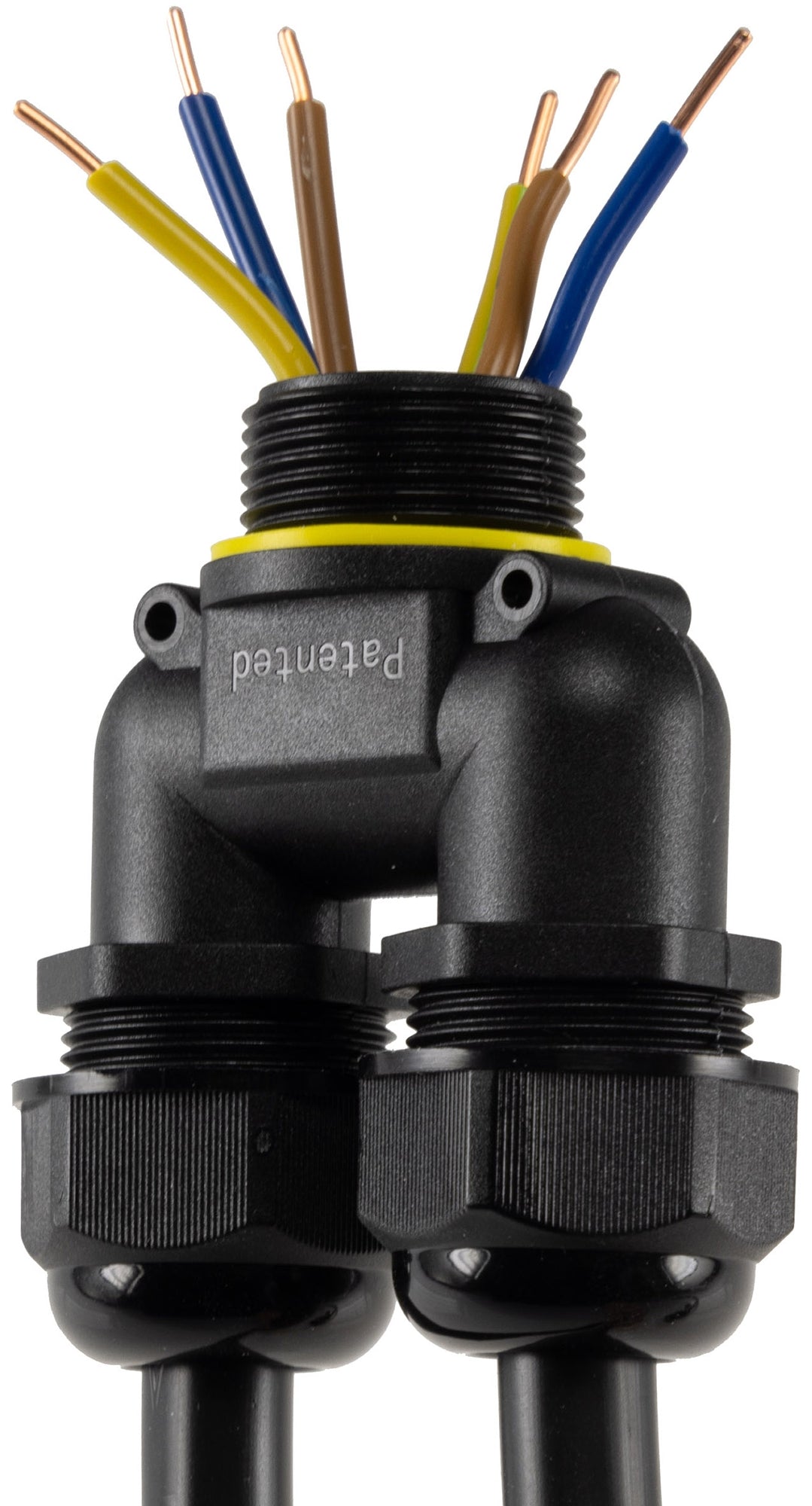 Kabelverbinder Y-Form, IP68, 230V Schraubanschluss, für Kabel Ø 6-11mm