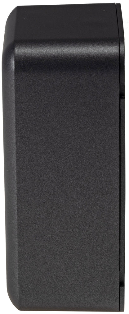 FASKO Doppel-Steckdose, AP, Anthrazit 250V~/ 16A, Aufputz, Schraubanschluss