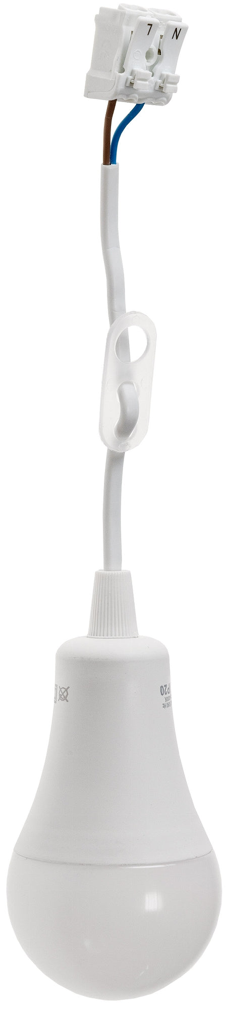 Baustellen-Leuchte A60 mit 15cm Kabel 12W, 1130lm, 4000K neutrralweiß