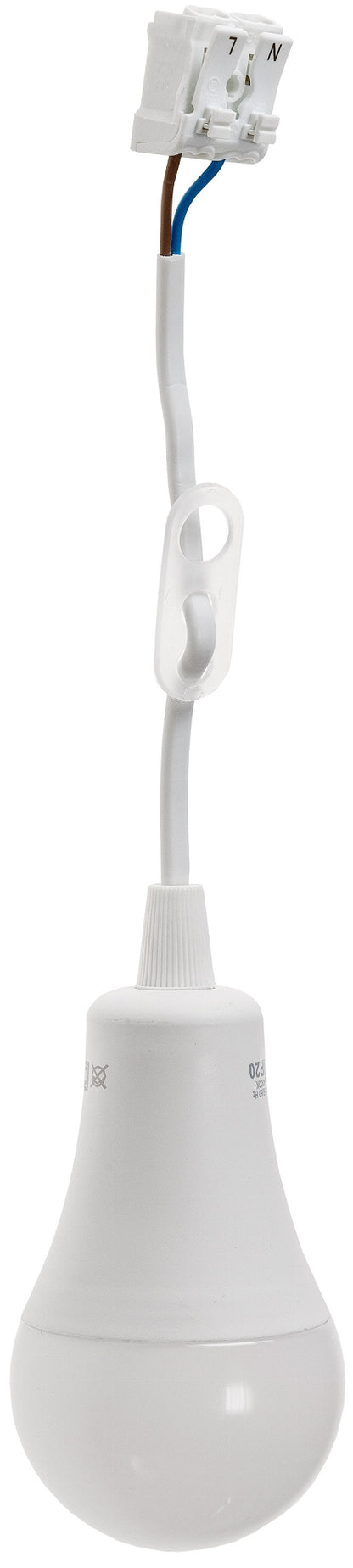 Baustellen-Leuchte A60 mit 15cm Kabel 12W, 1130lm, 4000K neutrralweiß