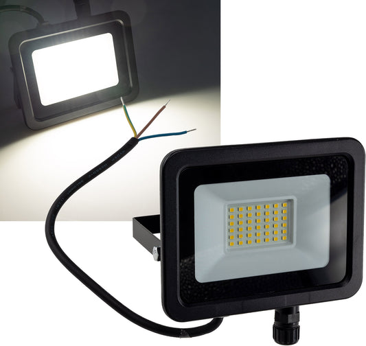 LED-Fluter "CTF-OB 30" IP65, 28W, 3075lm, 4000K neutralweiß