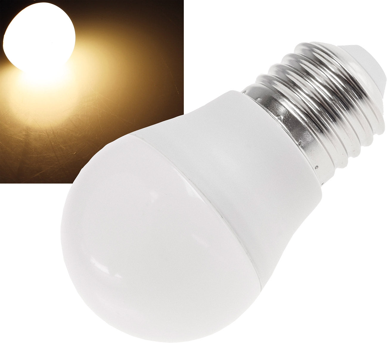 LED Tropfenlampe E27  "promo" warmweiß 120°, 230V, 5W, 495lm, 3000k