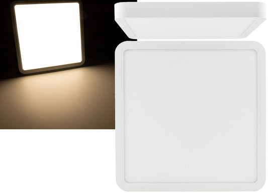 LED Deckenleuchte "Santano 36 Qw" 30x30cm, 32W, 2928lm, 2900K warmweiß