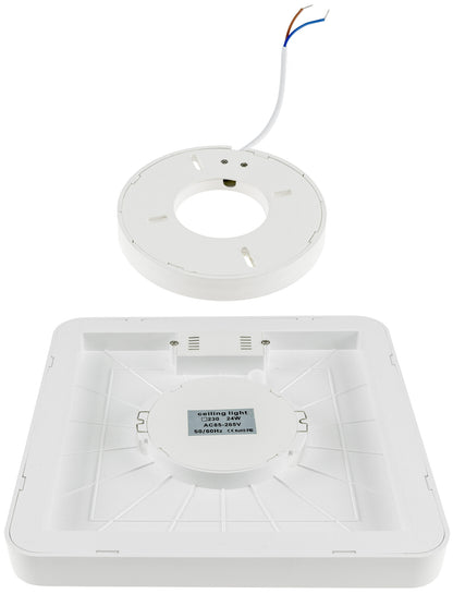 LED Deckenleuchte "Santano 36 Qw" 30x30cm, 32W, 2928lm, 2900K warmweiß