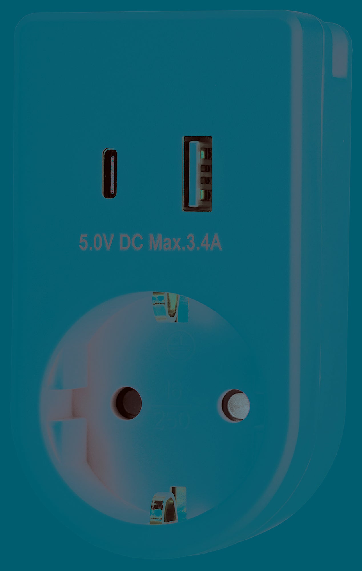 LED Filament-Lampe E27 50W "FHE-50" 7841lm, 2700K, warmweiß, ØxH 9x24cm