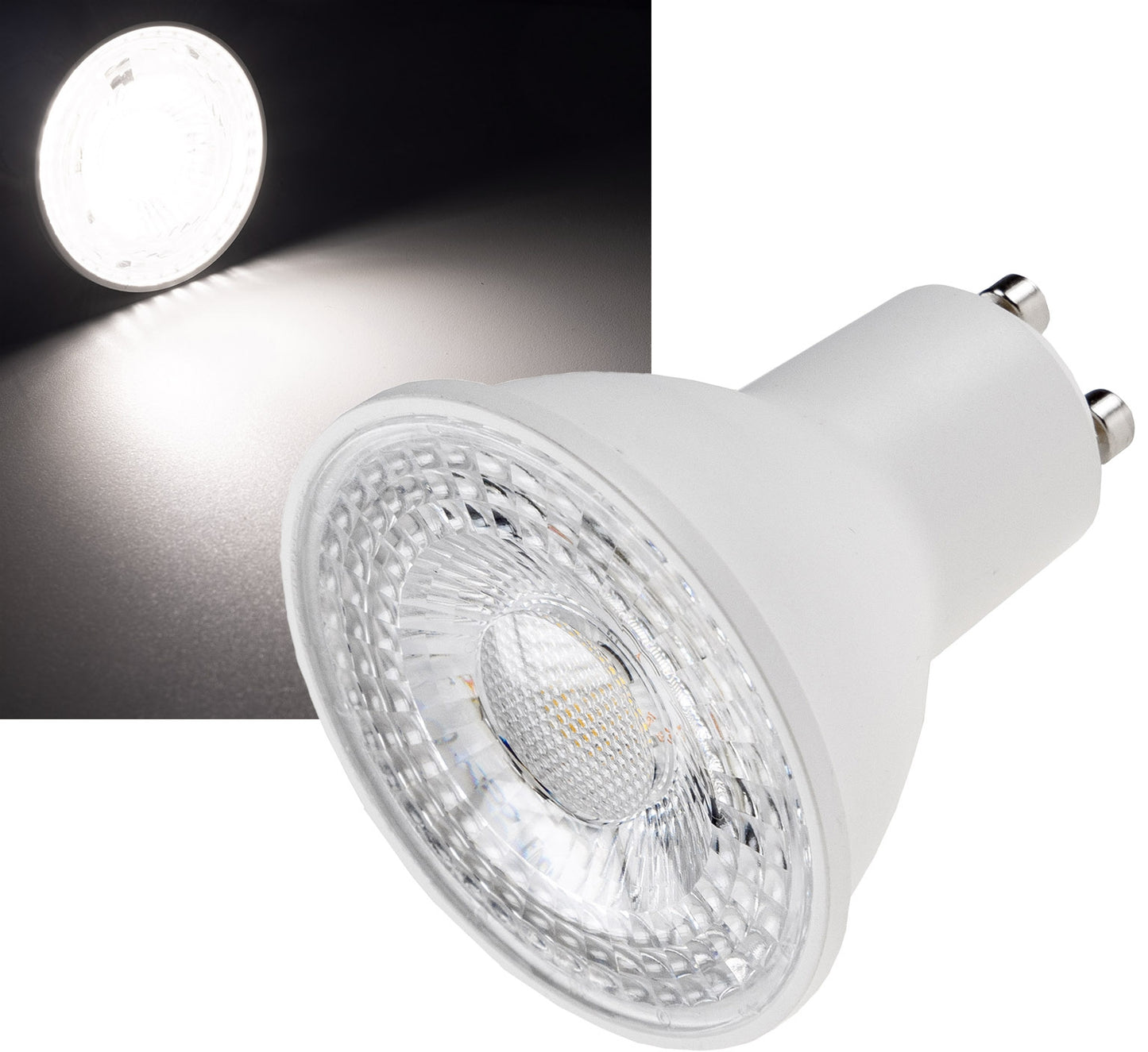 LED Strahler GU10 "P90" 4146k, 896lm, 230V/9W, 38°, neutralweiß