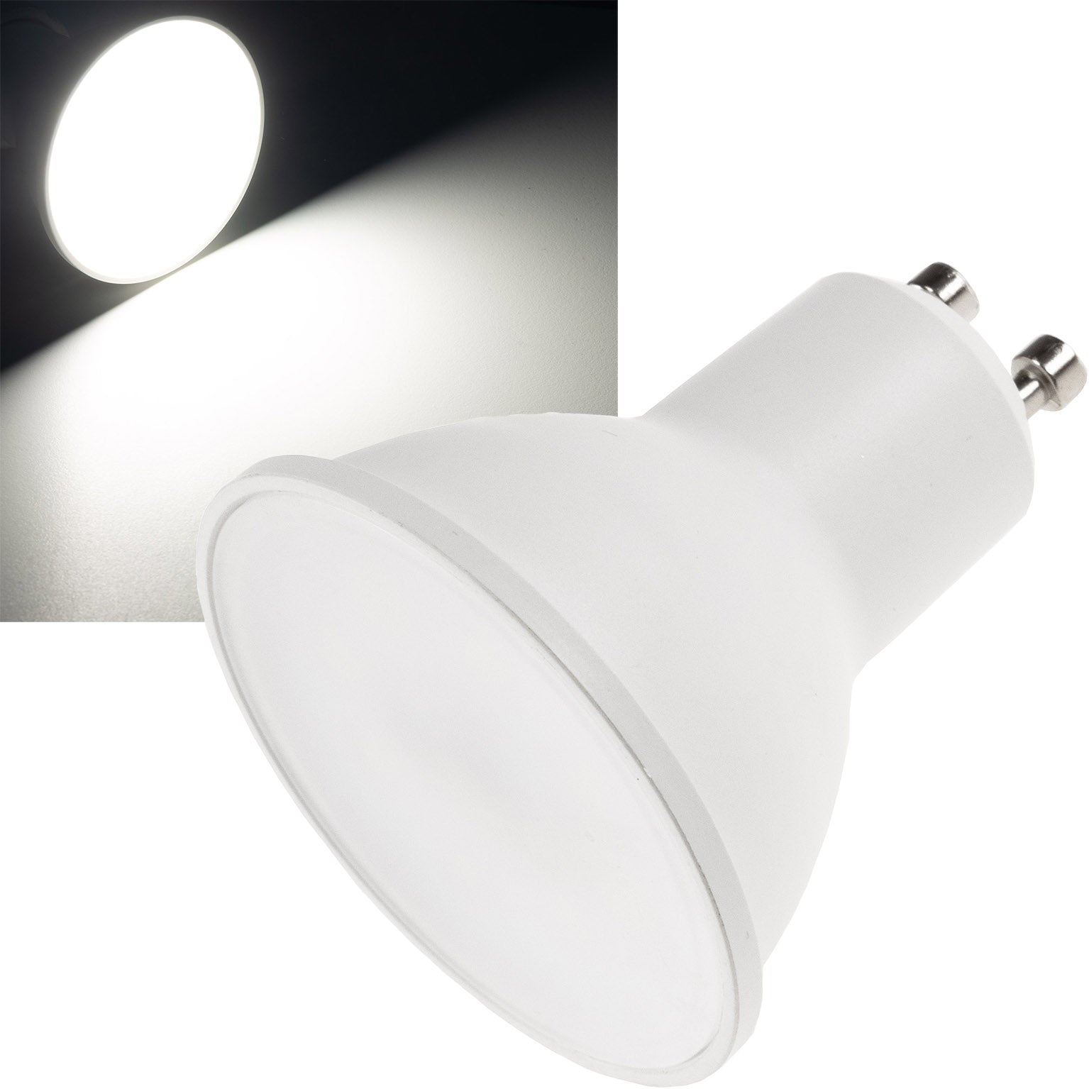 LED Strahler GU10 "W90" 4107k, 906lm, 230V/9W, 100°, neutralweiß