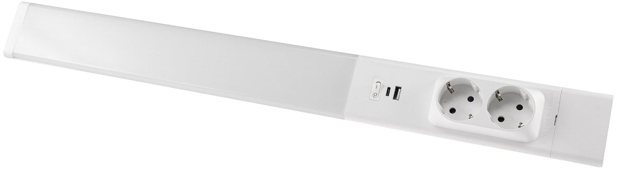 LED Unterbauleuchte "Arusha", weiß USB A+C PD, 60cm, Licht neutralweiß