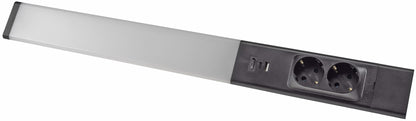 LED Unterbauleuchte "Arusha" schwarz USB A+C PD, 60cm, Licht neutralweiß
