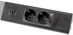 LED Unterbauleuchte "Arusha" schwarz USB A+C PD, 60cm, Licht neutralweiß