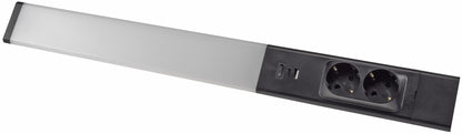 LED Unterbauleuchte "Arusha" schwarz USB A+C PD, 60cm, Licht warmweiß