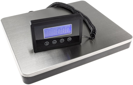 Paketwaage / Versandwaage "CT PW-50" 0,1-50kg, ±10g, 30x25cm Edelstahl-Platte