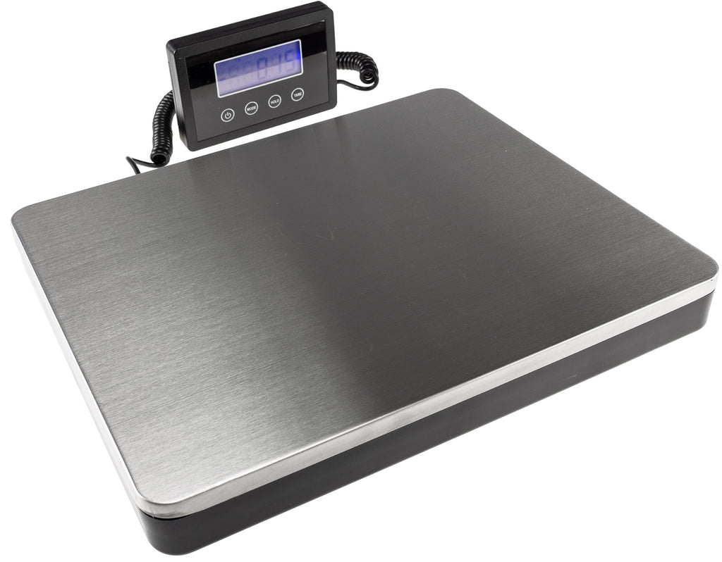 Paketwaage / Versandwaage "CT PW-50" 0,1-50kg, ±10g, 30x25cm Edelstahl-Platte