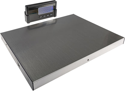 Paketwaage / Versandwaage "CT PW-100rf" 0,1-100kg, ±10g,38x30cm Edelstahl Platte