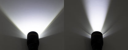 LED-Taschenlampe ARCAS mit Akku 10W 1000lm, Zoom, Powerbankfunktion