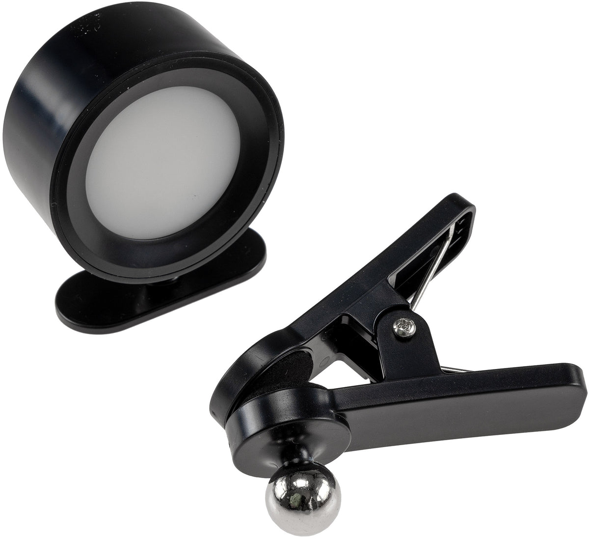 REV Akku Clip-Leuchte 150lm Klammer + Klebepad