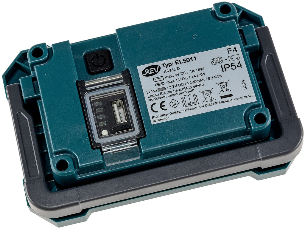 REV LED Baustrahler mit Akku 1000lm, 2h Akku-Licht