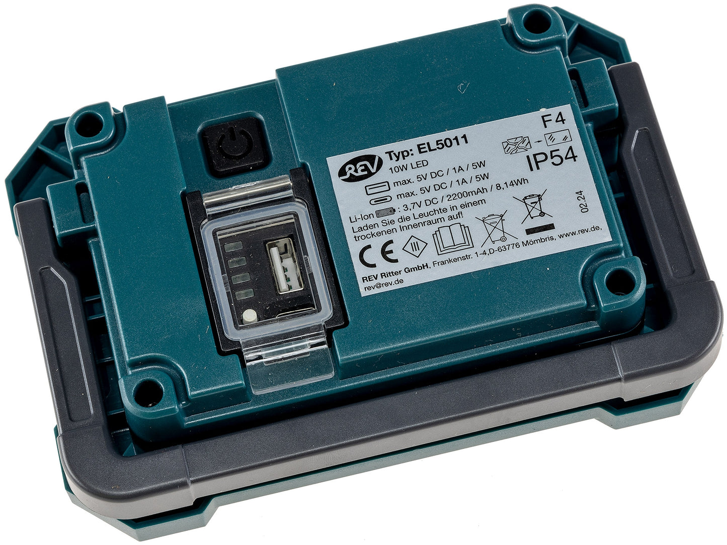 REV LED Baustrahler mit Akku 1000lm, 2h Akku-Licht