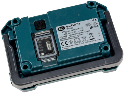 REV LED Baustrahler mit Akku 1000lm, 2h Akku-Licht