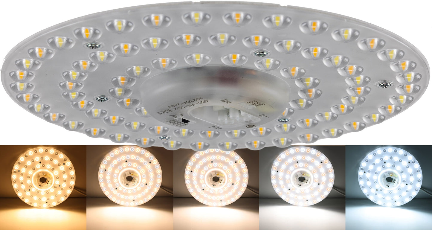 LED Umrüstmodul "UM36cct" für Leuchten Ø 23cm, 36W, Magnethalter