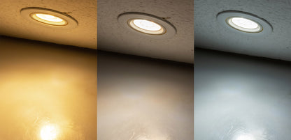 LED-Einbauleuchte "Flat-36 CCT+P" 3/5/7W, 3000/4000/6500K, schwenkbar