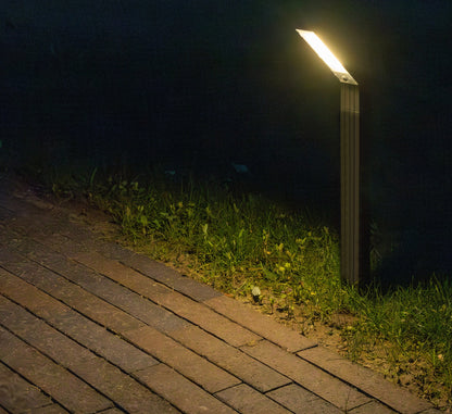 LED Solar Wegeleuchte "SWL-78" IP44 63cm, Dämmerungssensor, 3000k warmweiß