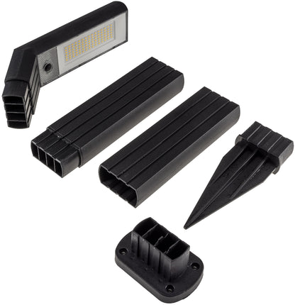 LED Solar Wegeleuchte "SWL-78" IP44 63cm, Dämmerungssensor, 3000k warmweiß