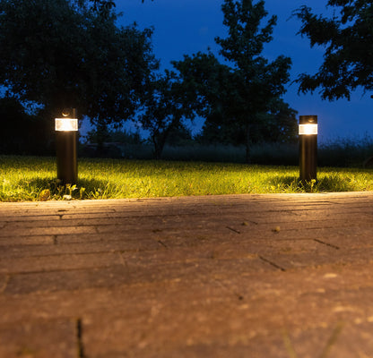 LED Solar Wegeleuchte "SWL-AS30" IP44, warmweiß 3000K, PIR Sensor, 30cm