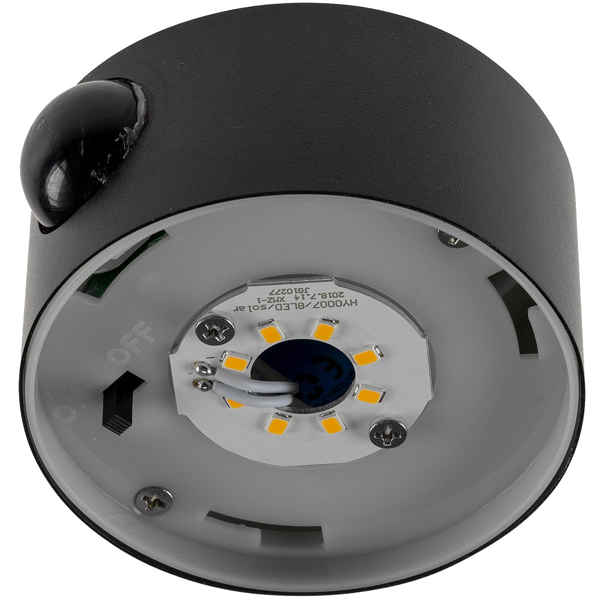 LED Solar Wegeleuchte "SWL-AS50" IP44, warmweiß 3000K, PIR Sensor, 50cm