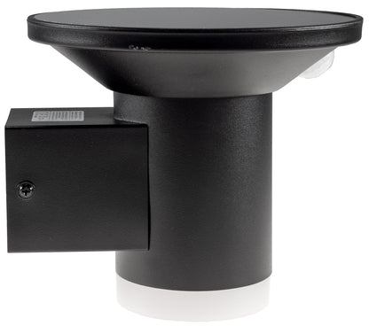 LED Solar Wandleuchte "SWL-AS500" IP44, warmweiß 3000K, PIR Sensor