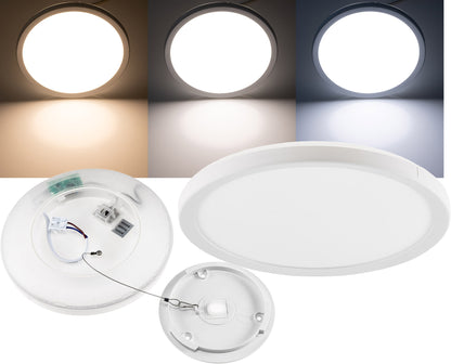 LED Deckenleuchte "Santano CCT 22" IP54 Ø 22,5cm, 12W,  CCT 3000-6000K