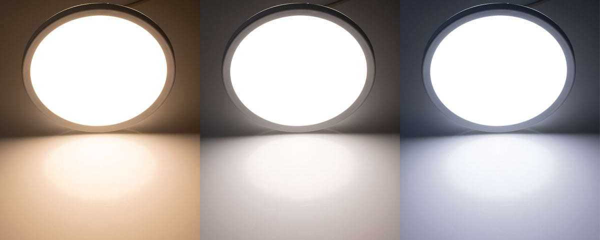 LED Deckenleuchte "Santano CCT 22" IP54 Ø 22,5cm, 12W,  CCT 3000-6000K